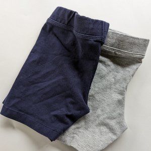 Set of navy and gray bike shorts 3T Primary